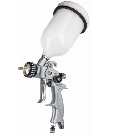 [40969] PISTOLA DE GRAVEDAD P/PINTAR HVLP 600ML 36PSI VASO PLASTICO #14031 - TRUPER