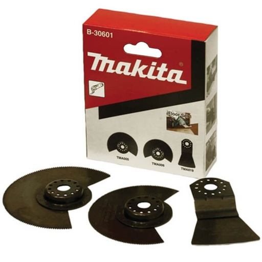 [38105] SET D/ CUCHILLA D/ CORTE (3 PCs) (TMA005-TMA006-TMA019) B-30601 - MAKITA